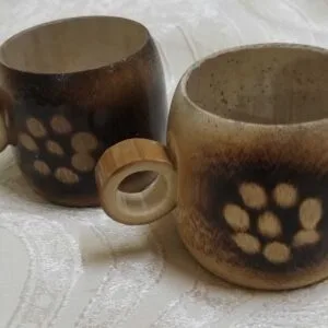 Handmade Bamboo cups for tea /coffee