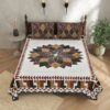 Sanganeri Handblock King size Central Bedcover