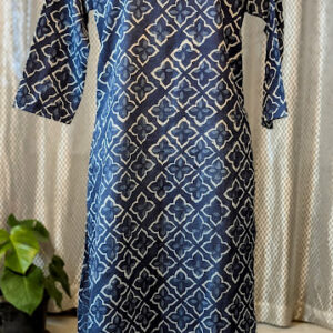 Handblock Indigo Kurta