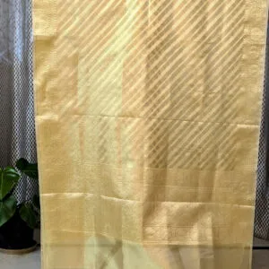 Banarasi Tissue Dupatta Hand Woven Natural color | Save >40%
