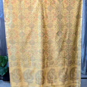 Banarasi Tie-Dye Silk Dupatta (Yellow) | Save >40%
