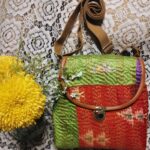 Handmade Kantha stitch sling bag