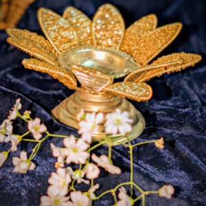 Beaded Lotus Diya