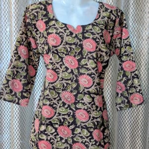Kalamkari Handblock Cotton Top