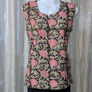 Kalamkari Handblock Cotton Top
