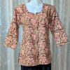 Kalamkari Handblock Cotton Top