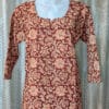 Kalamkari Handblock Cotton Top