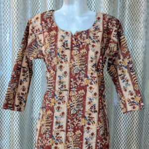 Kalamkari Handblock Cotton Top