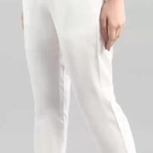 White Cotton Kurti Pant