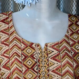 Kalamkari Handblock Cotton Top