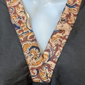 Handblock Kalamkari Border Cotton Top