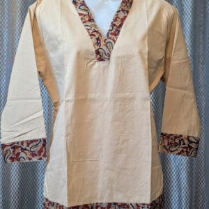 Kalamkari Handblock Cotton Top
