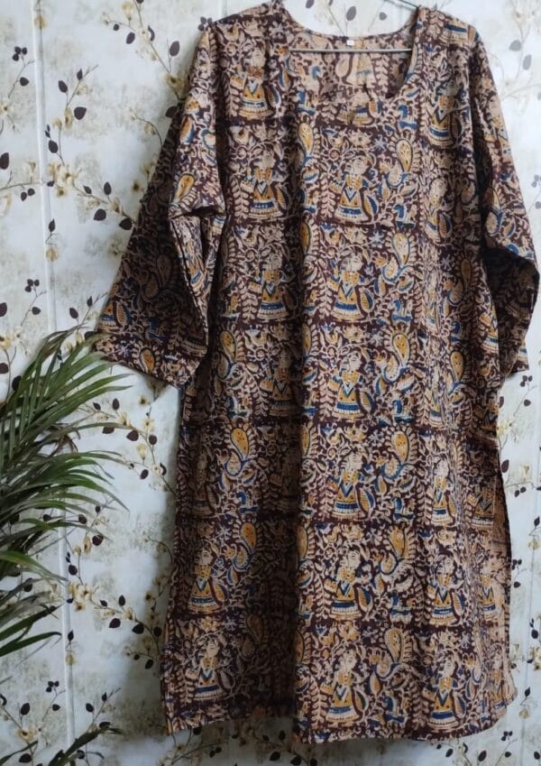 Handblock Kalamkari Kurta
