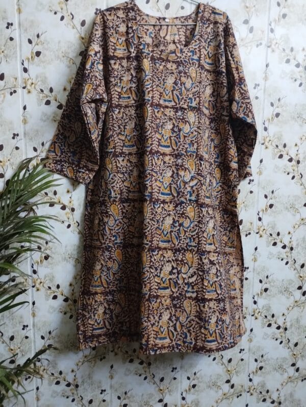 Handblock Kalamkari Kurta