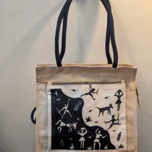 Handmade Jute Cotton Shoulder Bag
