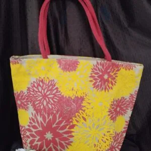 Handmade Jute Cotton Shoulder Bag