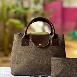Handmade Handbag (Dark brown) | Save >40%