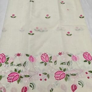 Embroidered Kota Doriya Saree