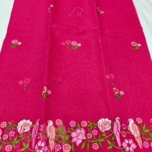 Embroidered Kota Doriya Saree