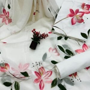 Handpainted chiffon dupatta