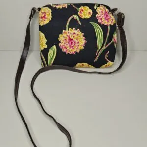 Floral Print Cotton Sling Bag for Women