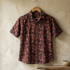 Kalamkari Handblock cotton shirt