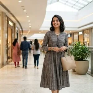 Kalamkari One Piece Dress | Handcrafted Cotton Dress | online |Urbanshilp